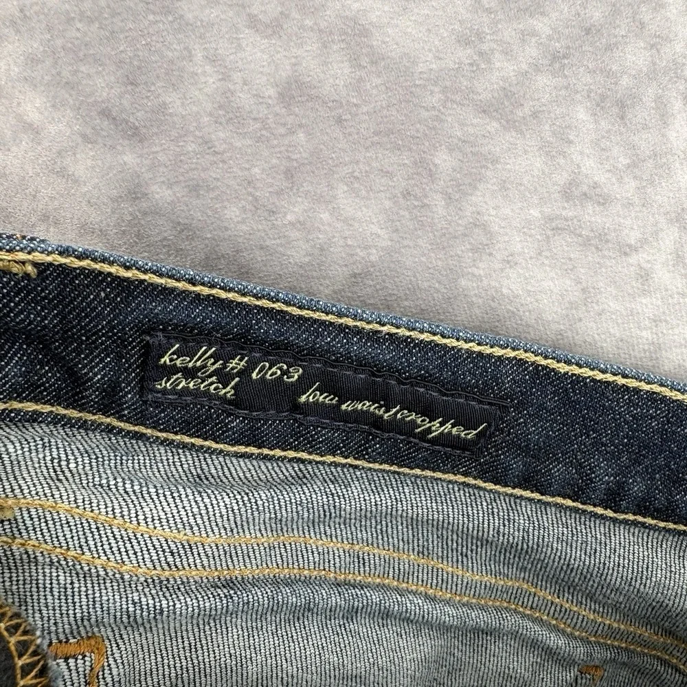 VTG Citizens Of Humanity Jeans Womens 31 Low Waist Crop Dark Blue Y2K 00s - Picture 6 of 7